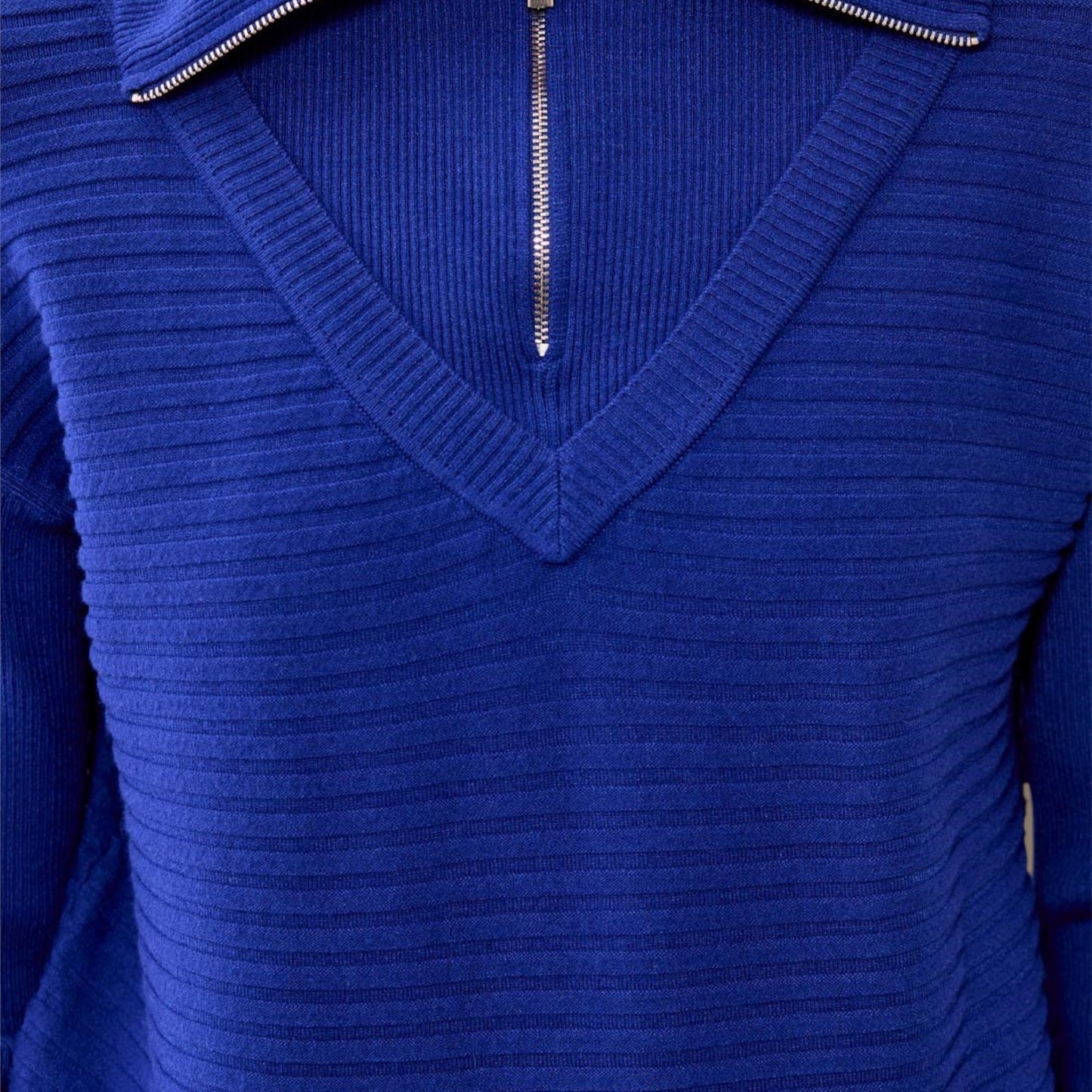 Tribal - Soft Zip-Up V-Neck Sweater