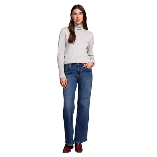 Tribal - Sophia Curvy Hugging Wide Leg Jeans
