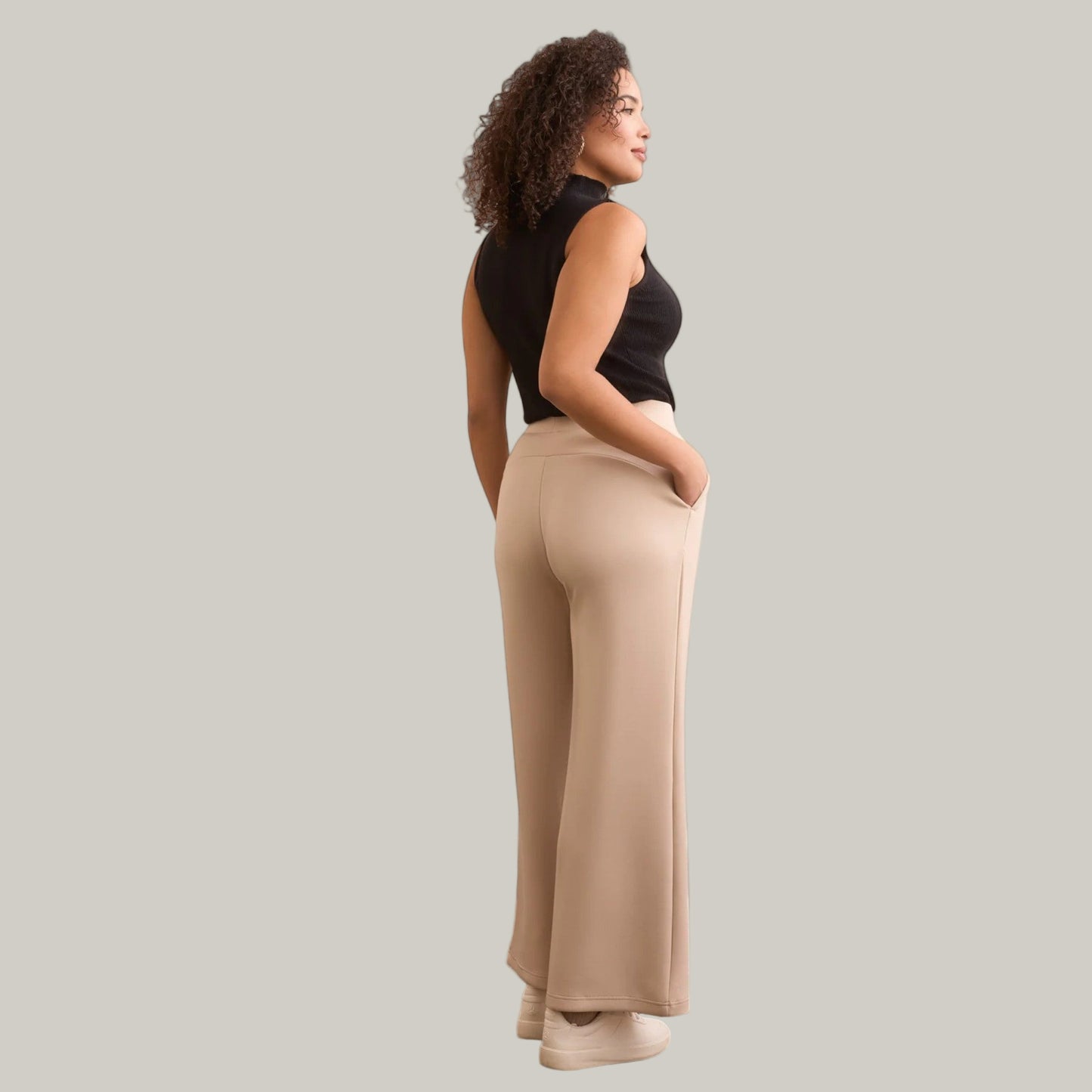 Tribal - Techno Lux Wide Leg Pull-On Pants