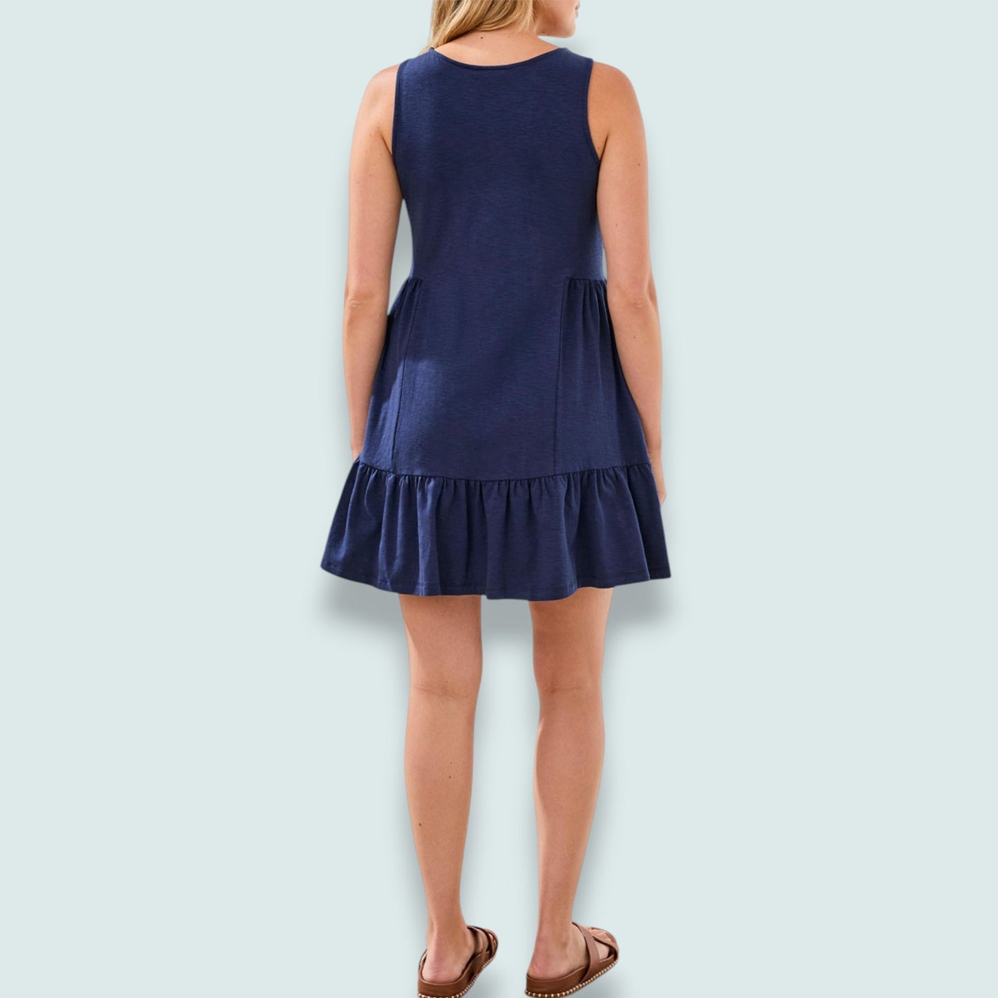 Tribal - Midnight Breeze Tiered Pocket Dress