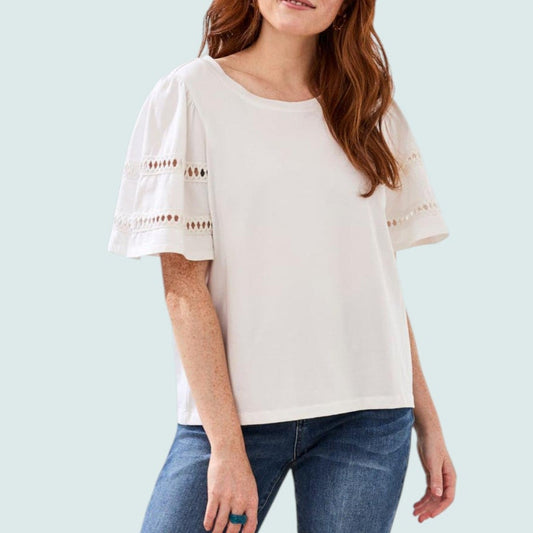 Tribal - Flutter Sleeve Top