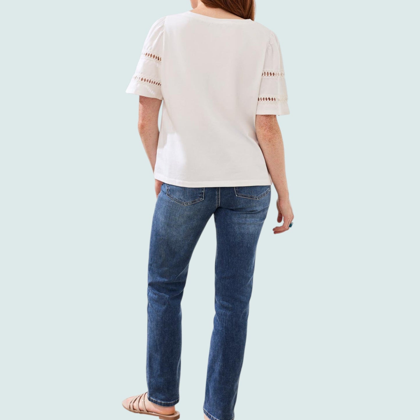 Tribal - Flutter Sleeve Top