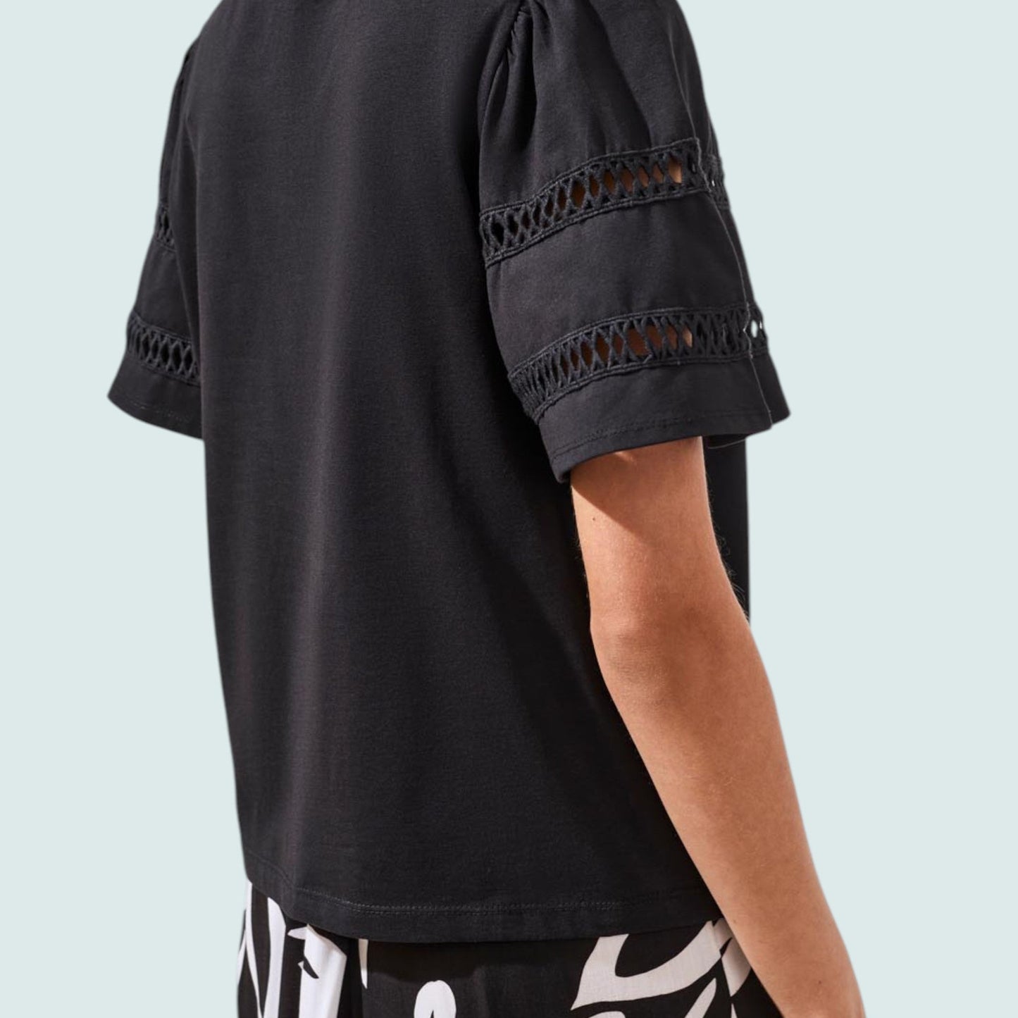 Tribal - Flutter Sleeve Top