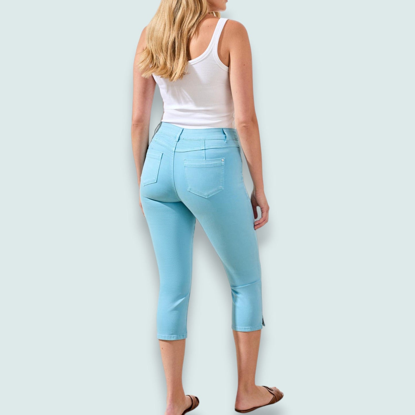 Tribal - Comfort Stretch Pull-On Slim Leg Capris