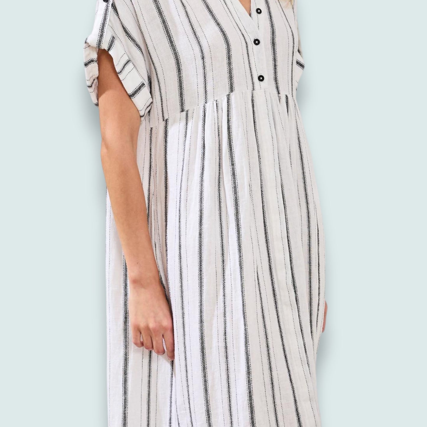 Tribal - Modern Stripe Relaxed Midi Dress