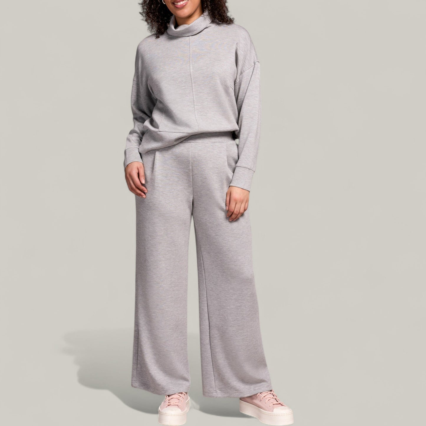 Tribal - Techno Lux Wide Leg Pull-On Pants