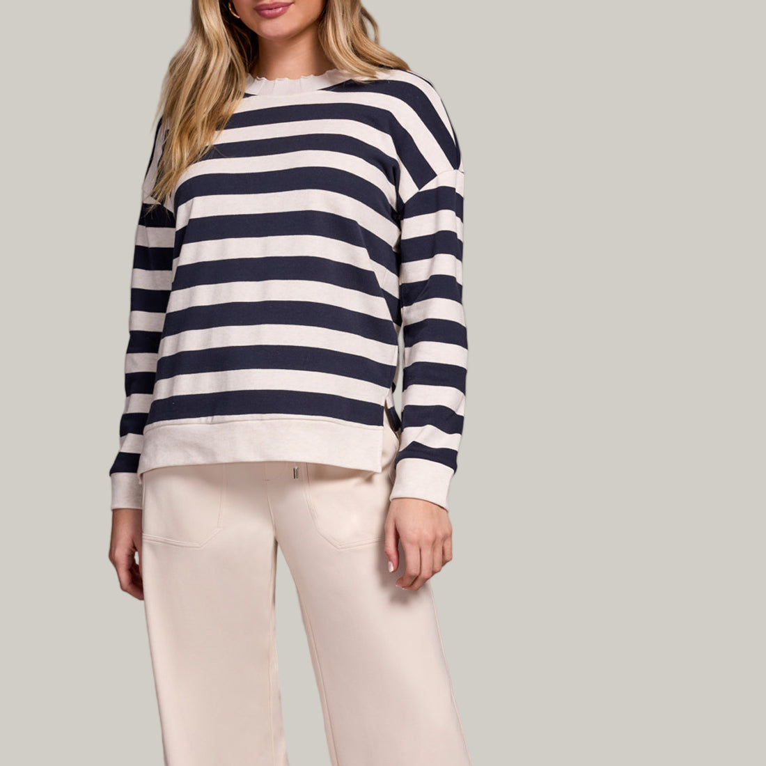 Tribal - Long Sleeve Crew Neck Sweatshirt