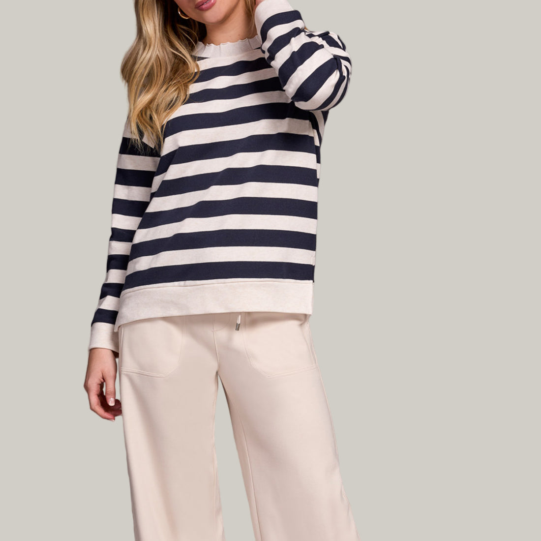 Tribal - Long Sleeve Crew Neck Sweatshirt