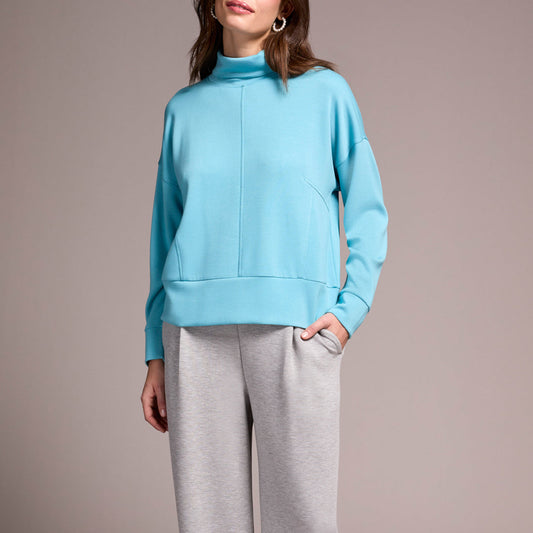 Tribal - Long Sleeve Funnel Neck Top