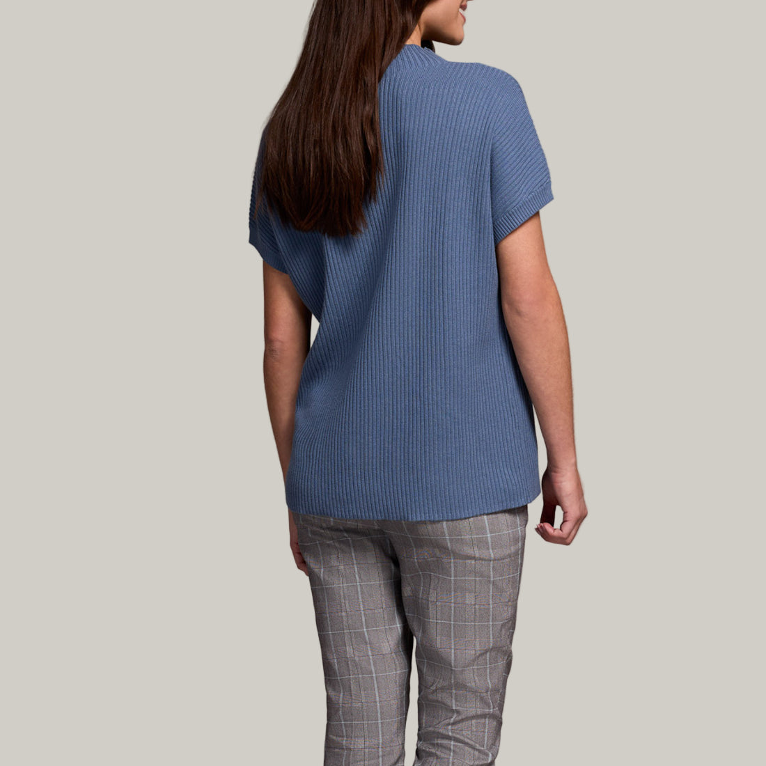 Tribal - Short Sleeve Dolman Sweater With Pocket