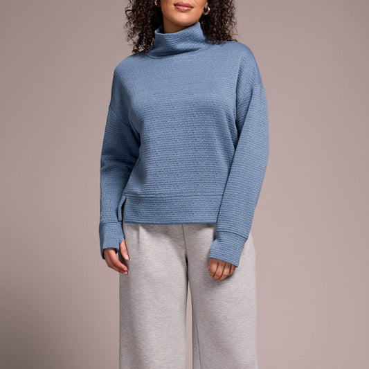 Tribal - Long Sleeve Funnel Neck Sweater