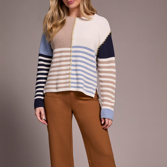 Tribal - Long Sleeve Boat Neck Sweater
