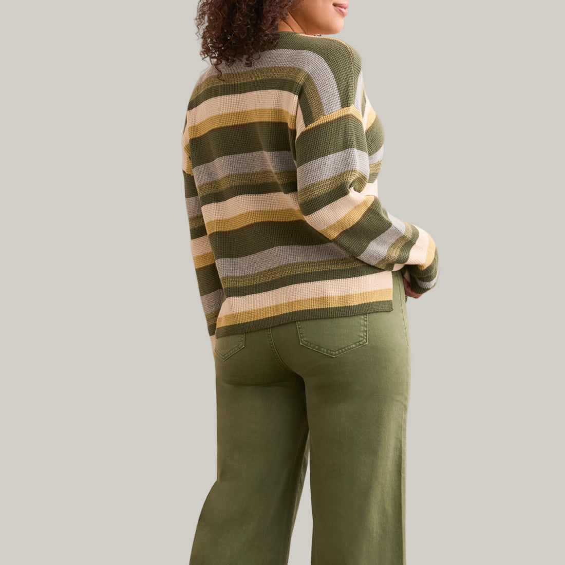Tribal - Long Sleeve Waffle Top