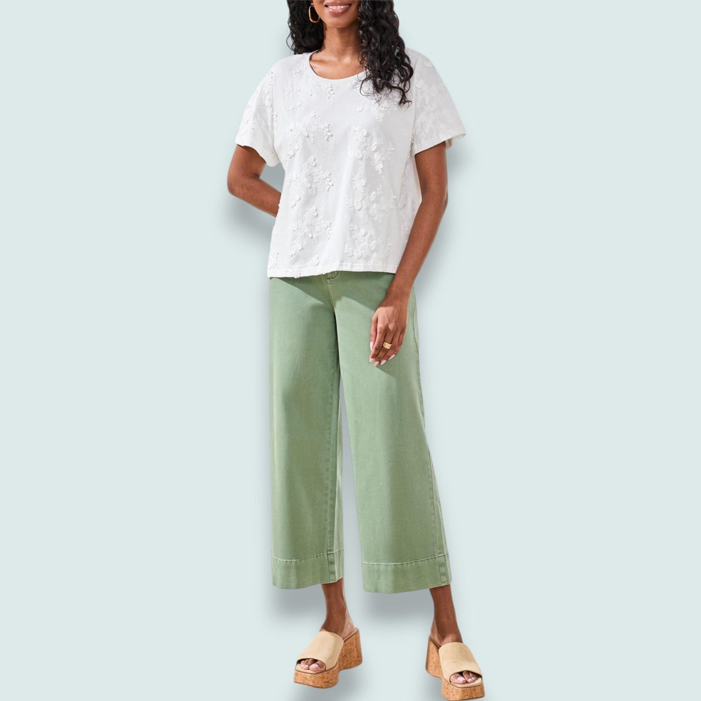 Tribal - Blossom Embroidered Tee