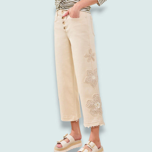 Tribal - Audrey Button Fly With Crochet Detail