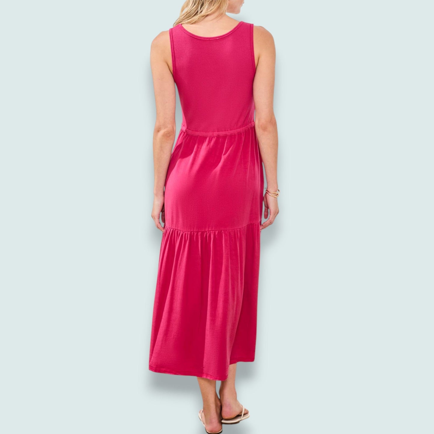 Tribal - Everyday Tiered Tank Midi Dress