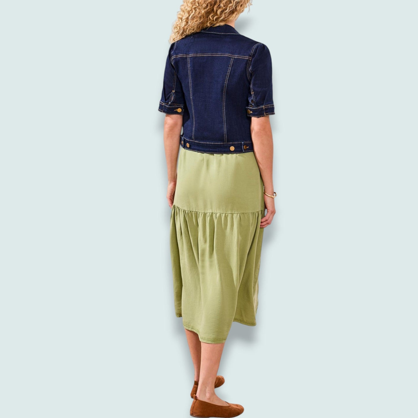Tribal - Classic Short Sleeve Denim Jacket