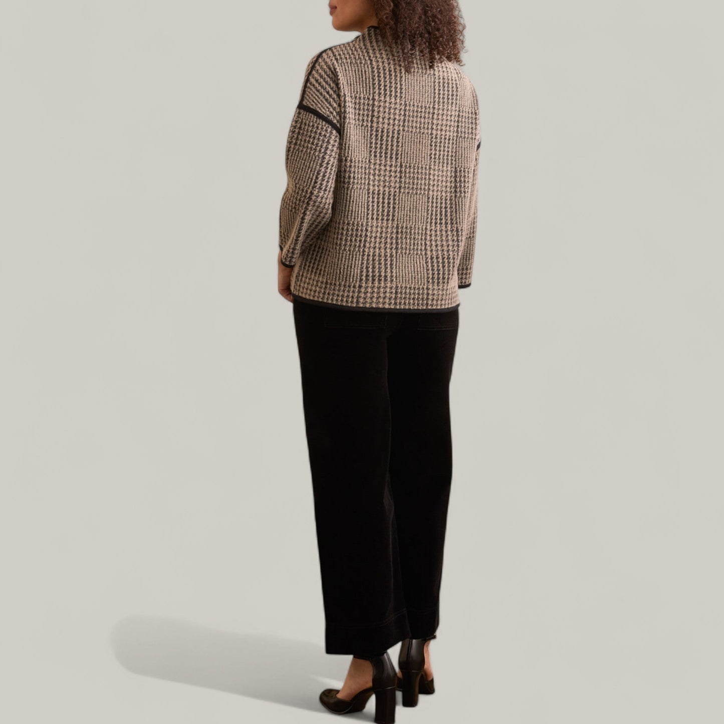 Tribal - 3/4 Sleeve Mock Neck Sweater
