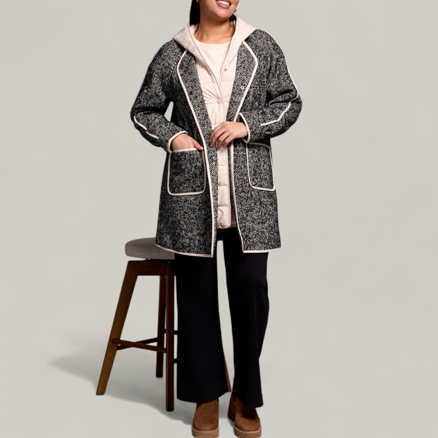 Tribal - Coat With Fooler Hood