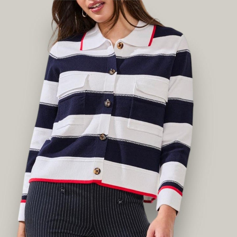 Tribal - Maritime Stripe Cardigan