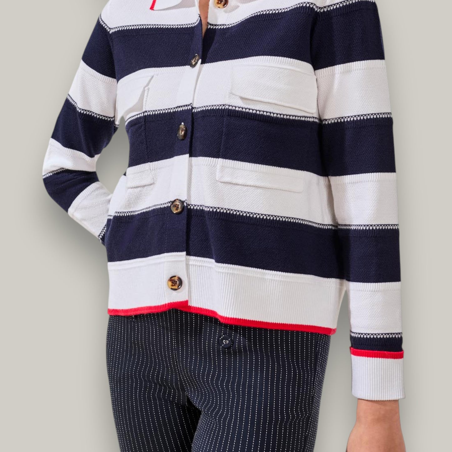 Tribal - Maritime Stripe Cardigan