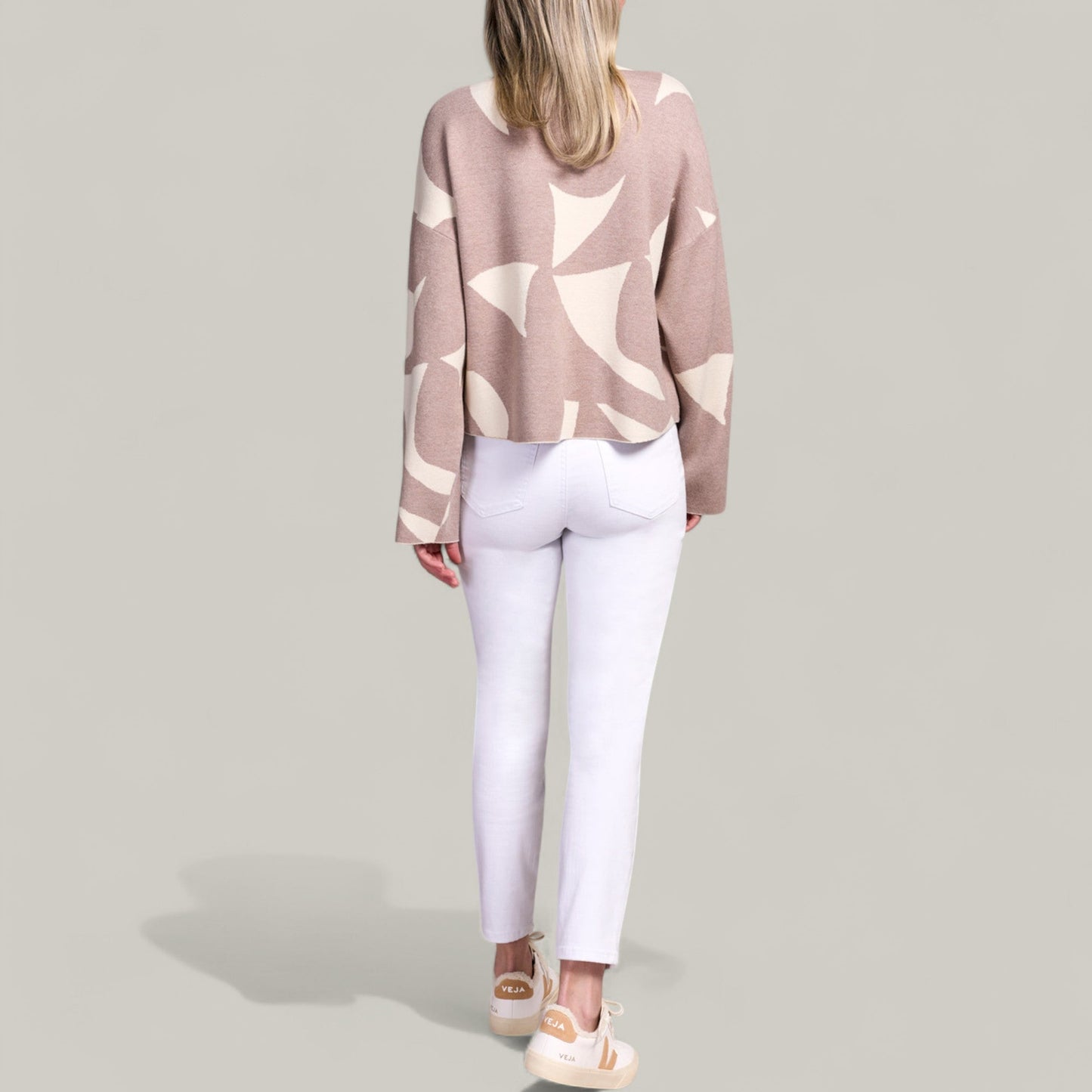 Tribal - Mock Neck Sweater With Pocket