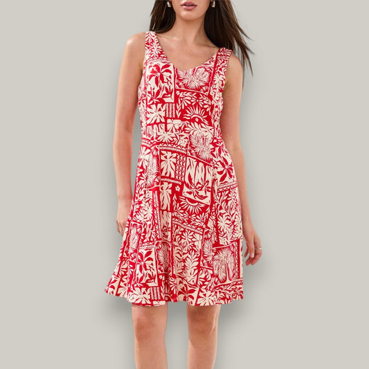 Tribal - Tropical Patchwork Sundress