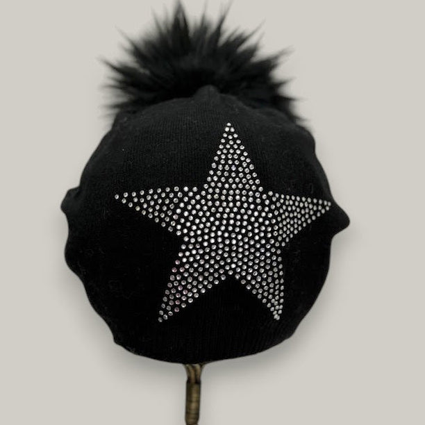 Audrey's - Sparkle Star Pom-Pom Hat
