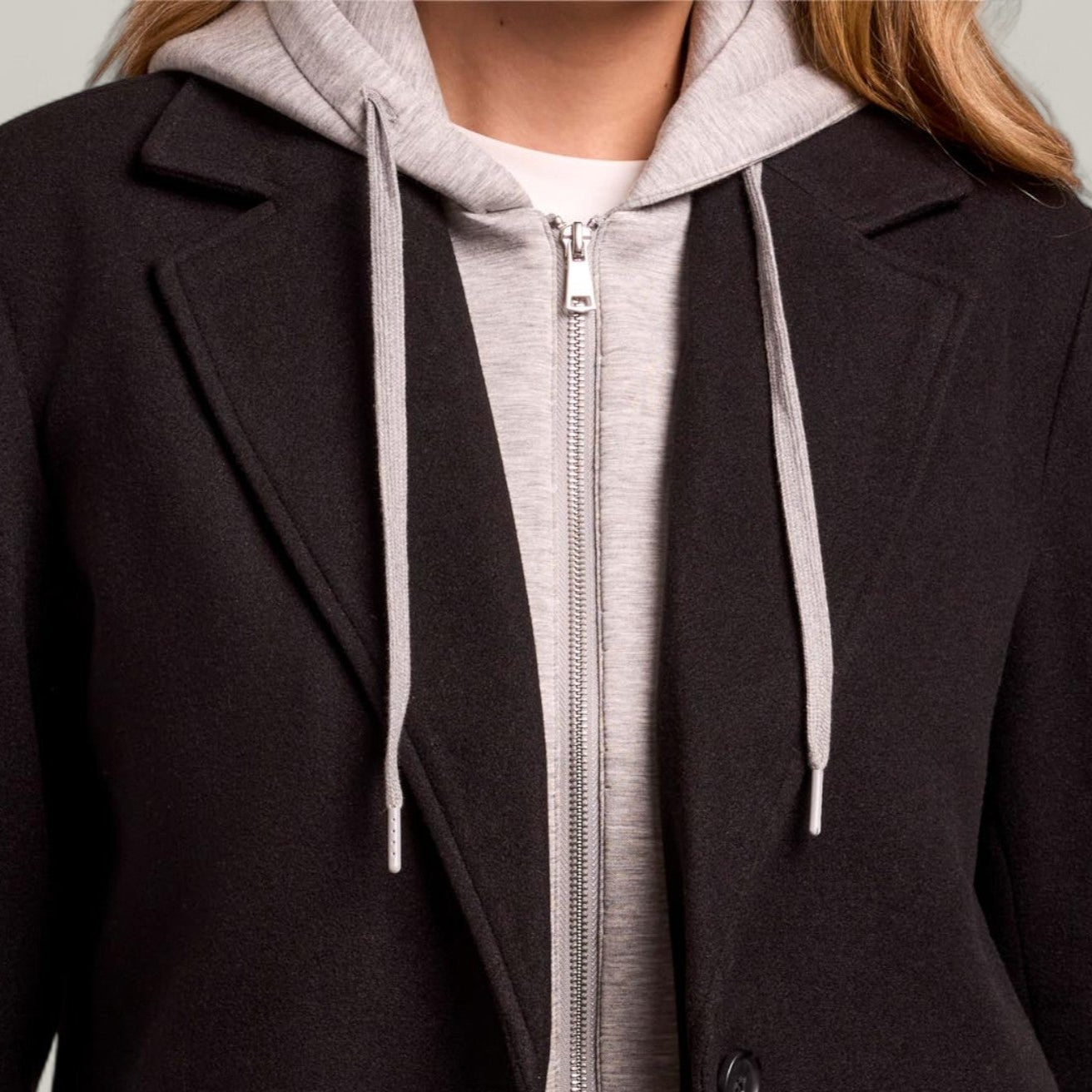 Tribal - Trench Coat With Hoodie