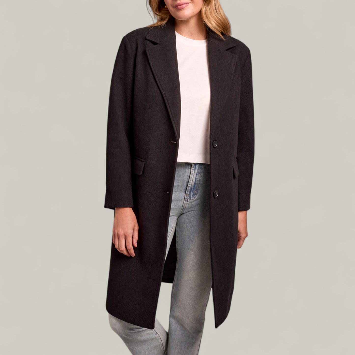 Tribal - Trench Coat With Hoodie