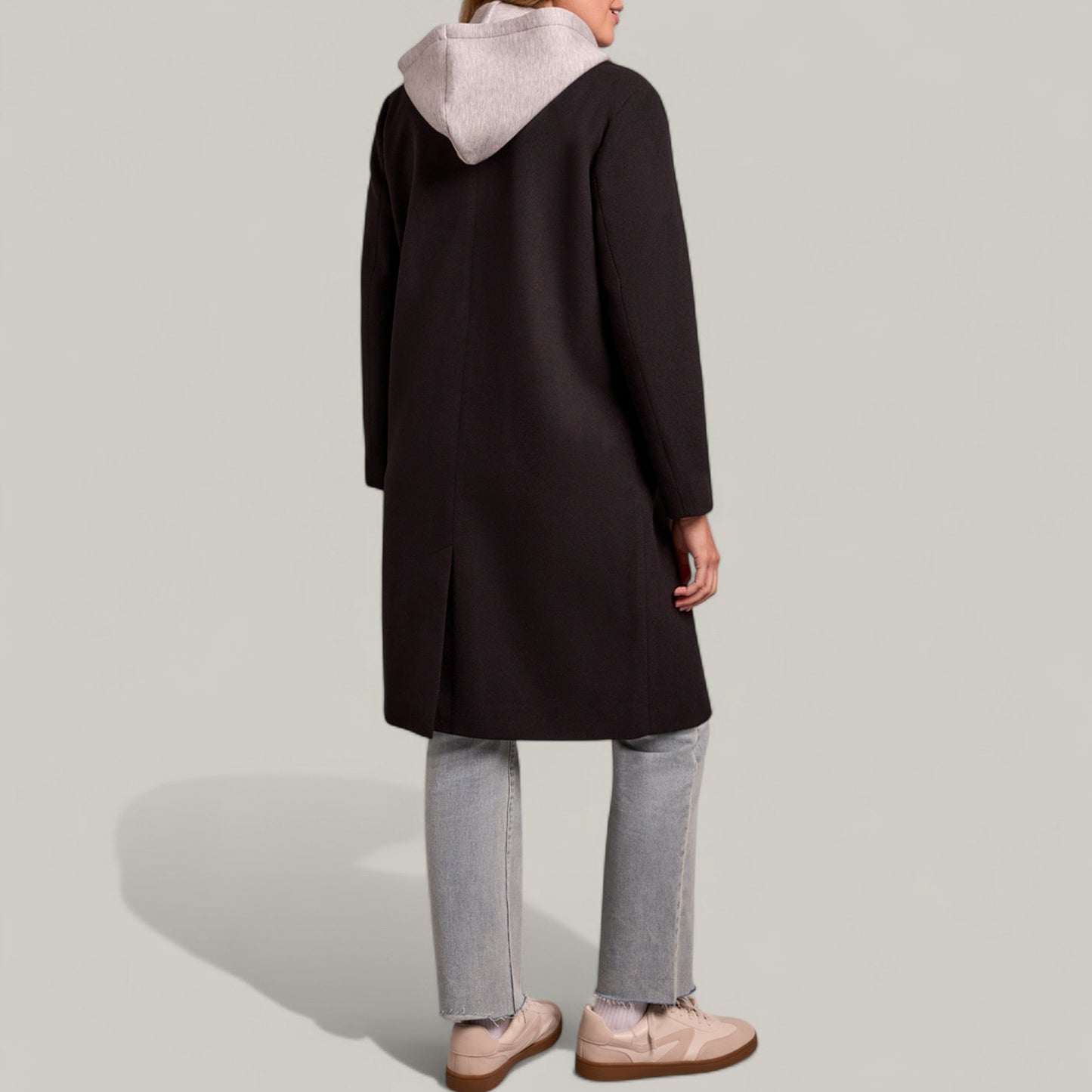 Tribal - Trench Coat With Hoodie