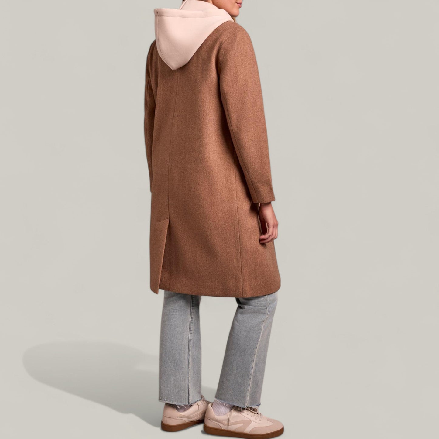Tribal - Trench Coat With Hoodie