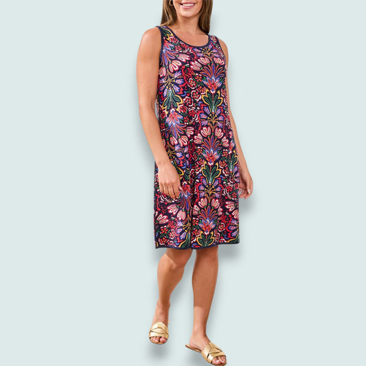 Tribal - Reversible A-Line Dress