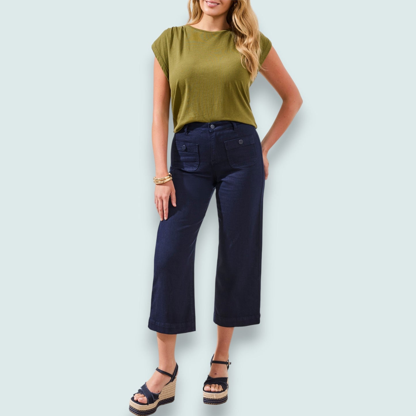 Tribal - Sophia Palazzo Denim Jeans