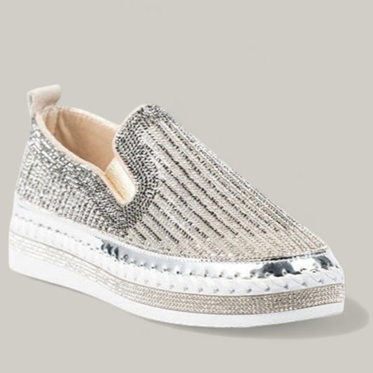 Little Empresses - Sparkle Slip On Shoes