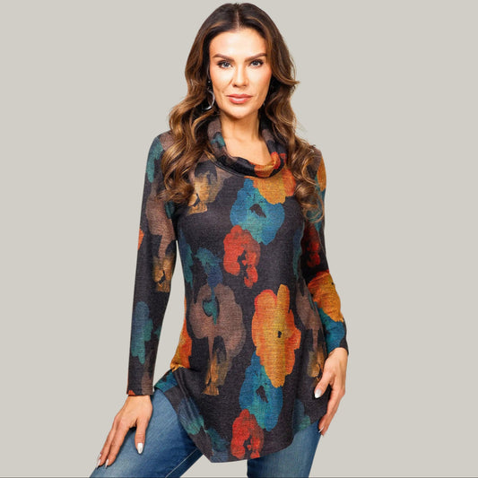 Minkas - Floral Patterned Tunic