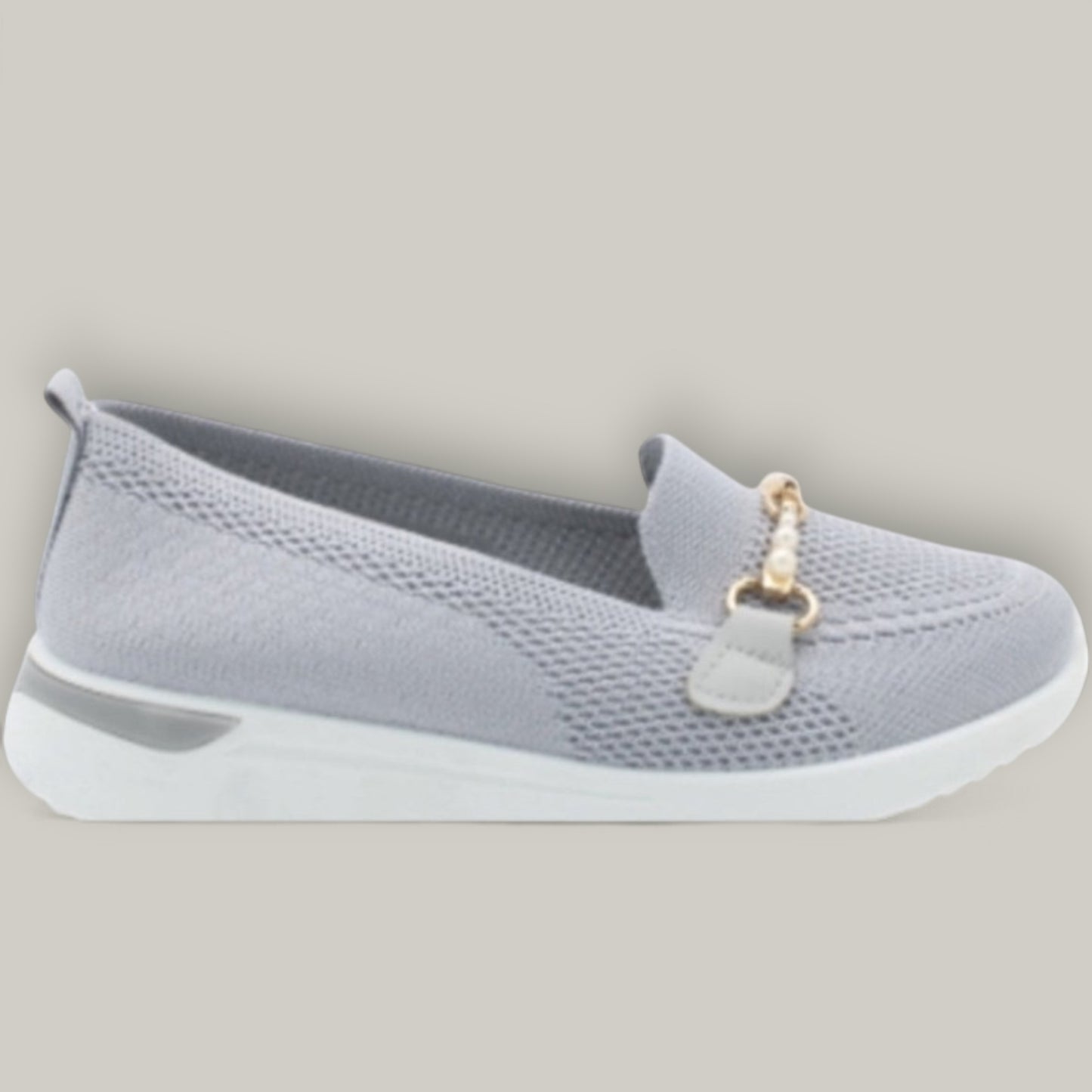 Stefania - Slip-On Shoes With Buckle Detail