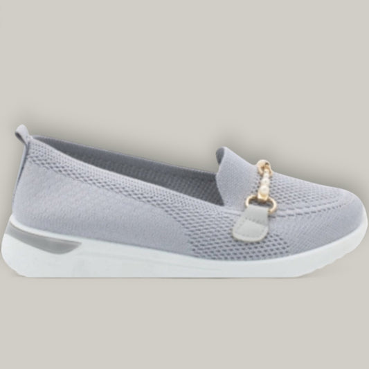 Stefania - Slip-On Shoes With Buckle Detail