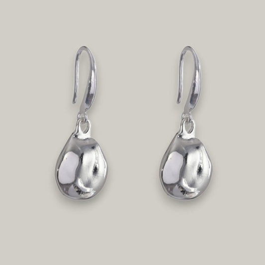 Merx - Silver Drop Earrings
