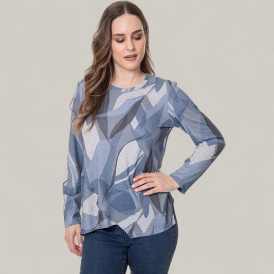 Bali - Patterned Long Sleeve Top