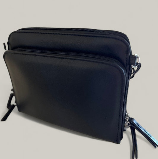 La Diva - Small Marble Print Handbag