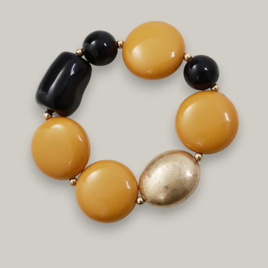 Merx - Bold Bead Stretch Bracelet