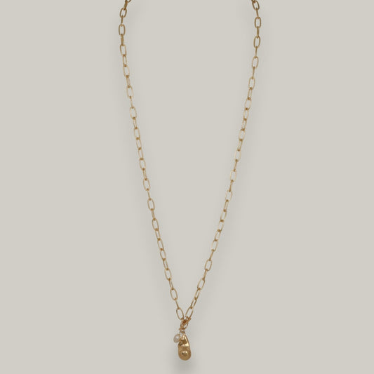Merx - Teardrop Charm Necklace