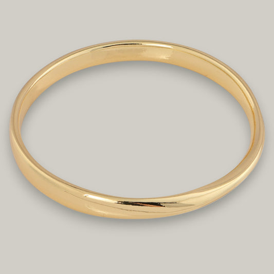 Merx - Classic Smooth Gold Bangle