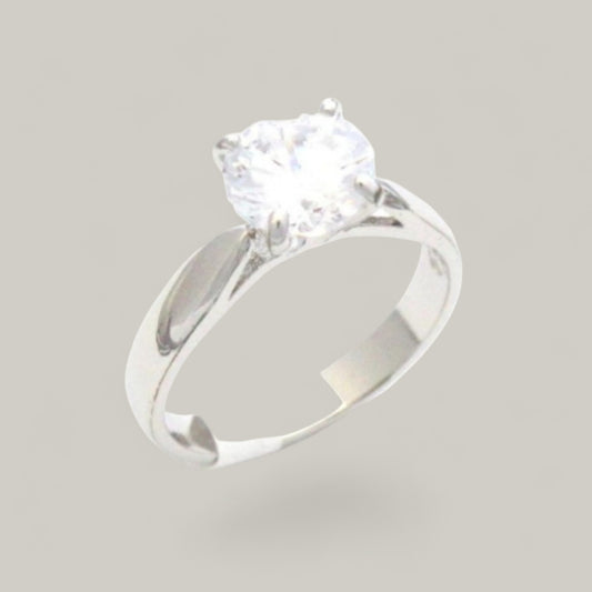 Evershine - Classic Square Diamond Ring
