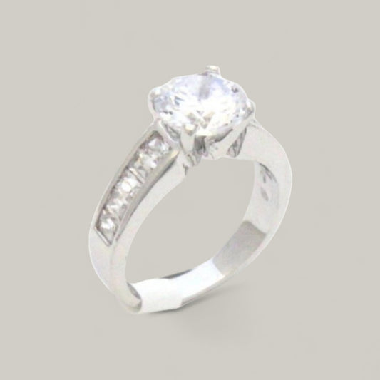 Evershine - Classic Sparkle Band Diamond Ring