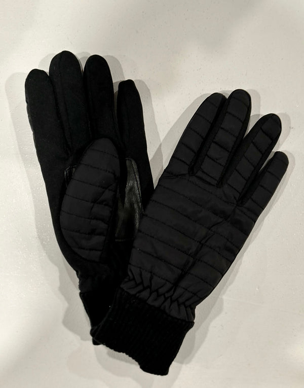 Marron - Solid Colour Nylon Gloves